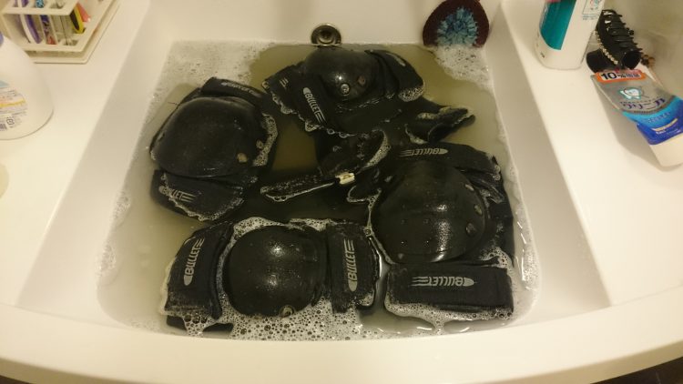 プロテクター洗濯